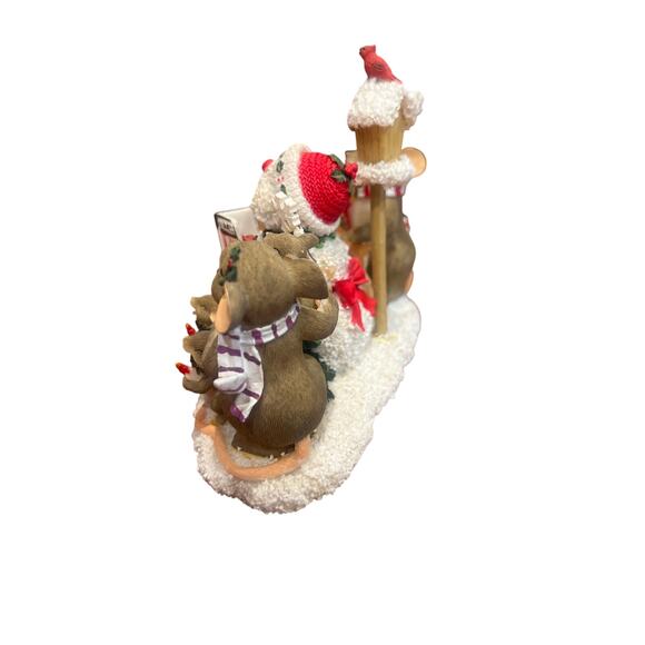“Singin' Snow Tunes" figurine from the Charming Tails collection by Fitz & Floyd - Picture 4 of 6